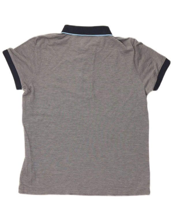 Hugo Boss Polo Homme Gris Moyen Colourblock Coton
