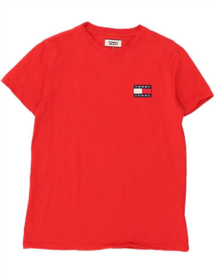 TOMMY HILFIGER T-Shirt Homme Top Small Rouge Coton