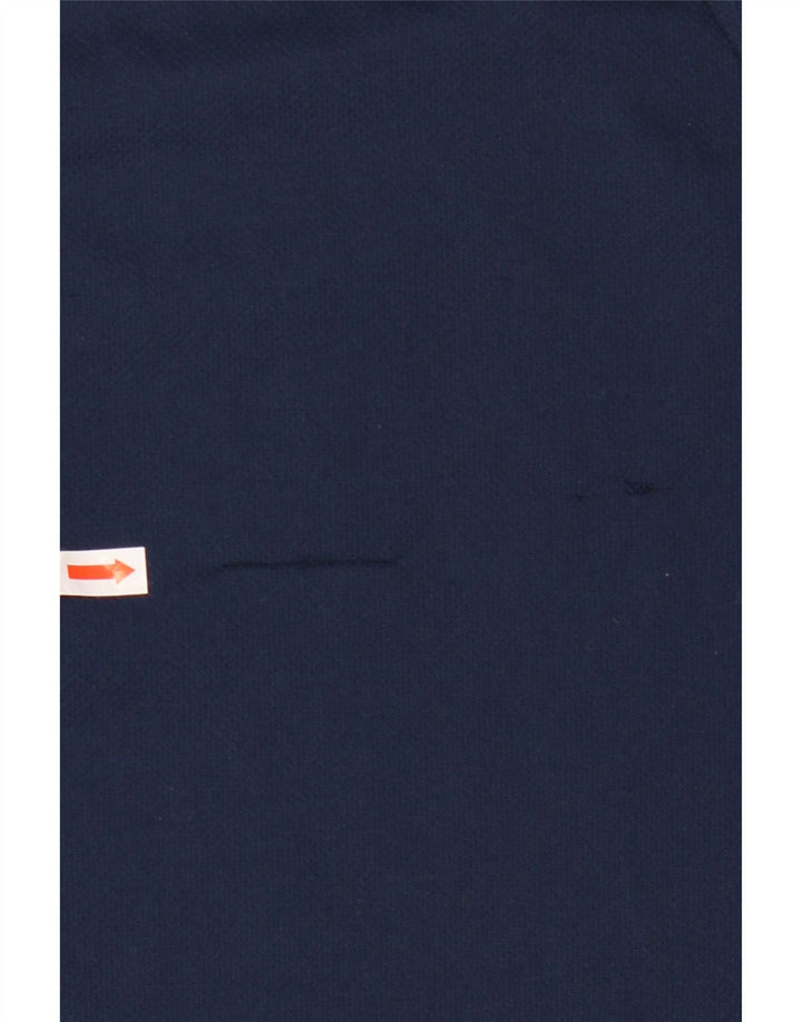 Adidas Hommes Climalite Graphic T-Shirt Top Large Bleu Marine Polyester