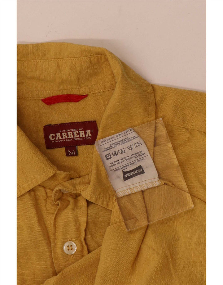 Carrera Chemise Jaune Moyen Coton Homme