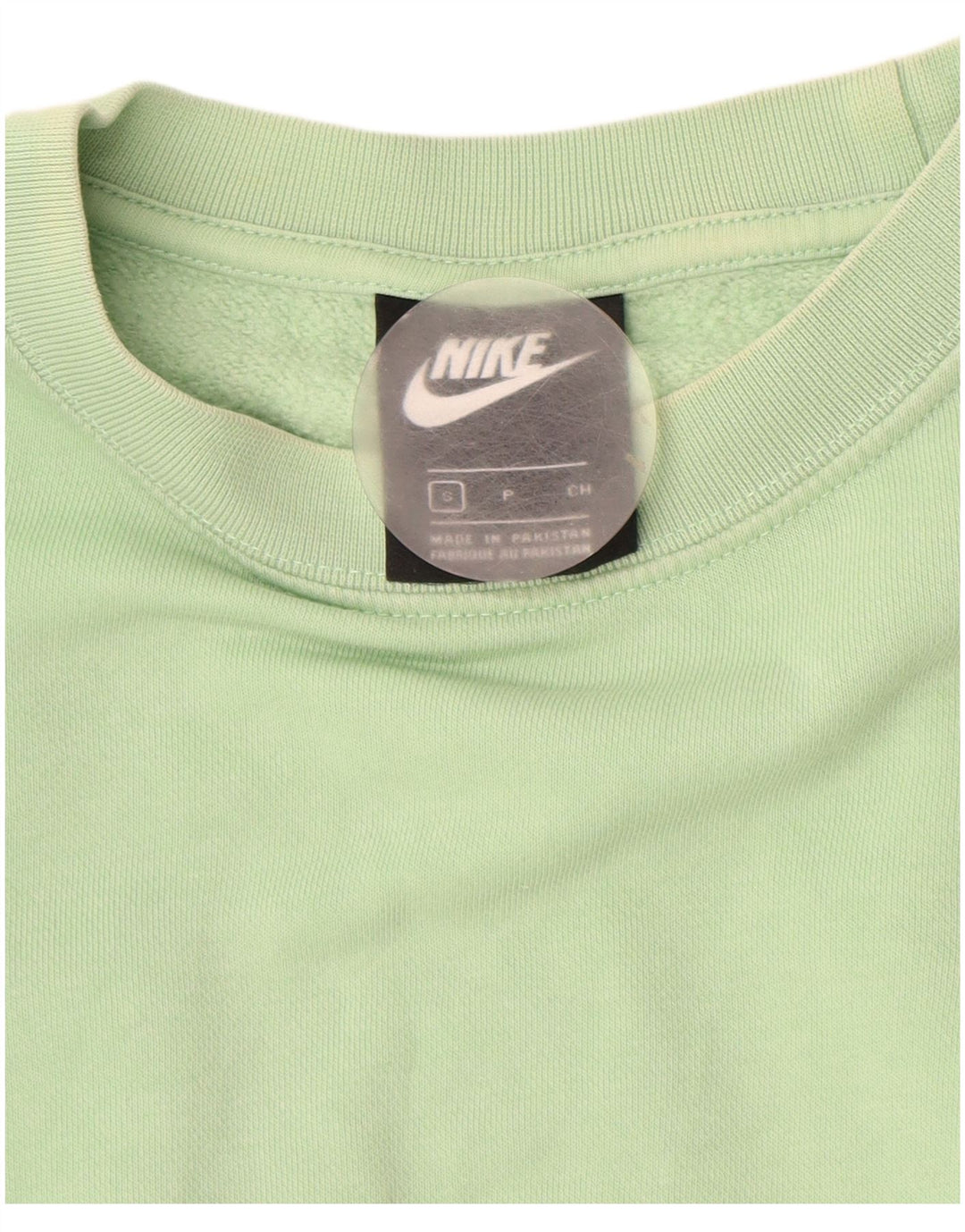 NIKE Sweat-shirt surdimensionné pour femme UK 10 Petit coton vert