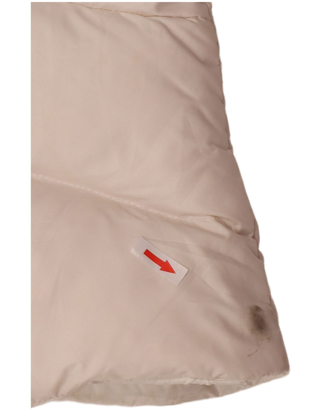 Nike Gilet rembourré à capuche pour femme UK 12/14 Polyester blanc moyen