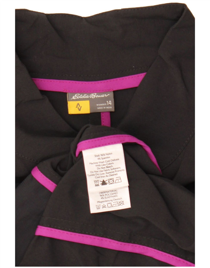 Eddie Bauer Veste utilitaire pour femme US 14 XL Nylon noir