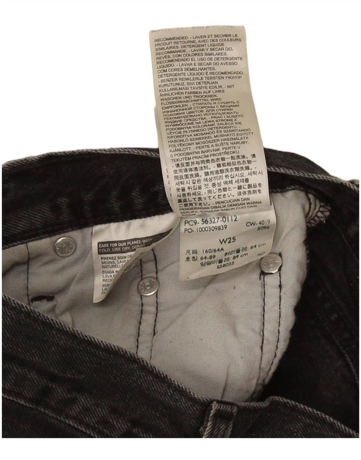 Levi's Short en Jean 501 Femme W25 XS Gris Coton