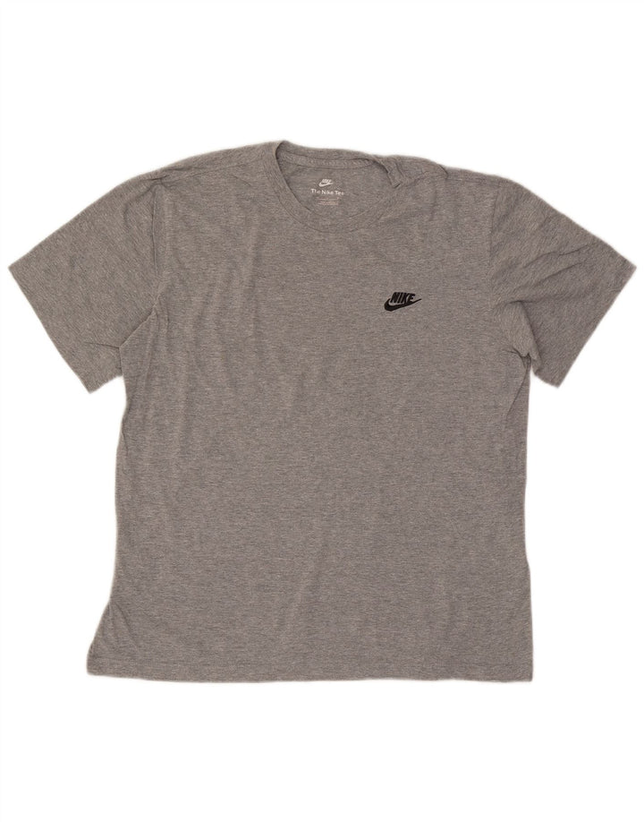 Nike T-Shirt Homme Gris Moyen Moucheté