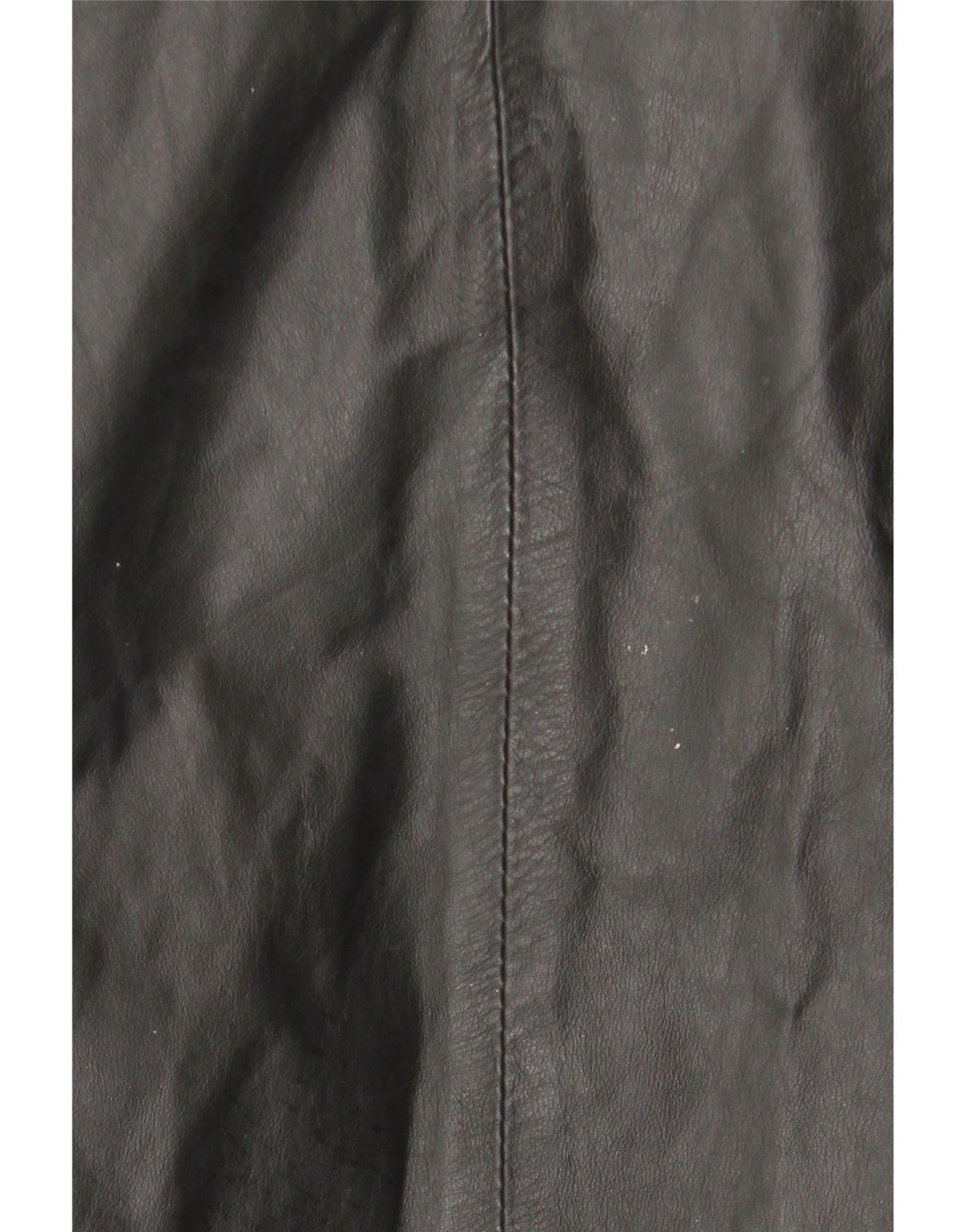 Manteau en cuir à capuche femme vintage IT 44 Cuir noir moyen