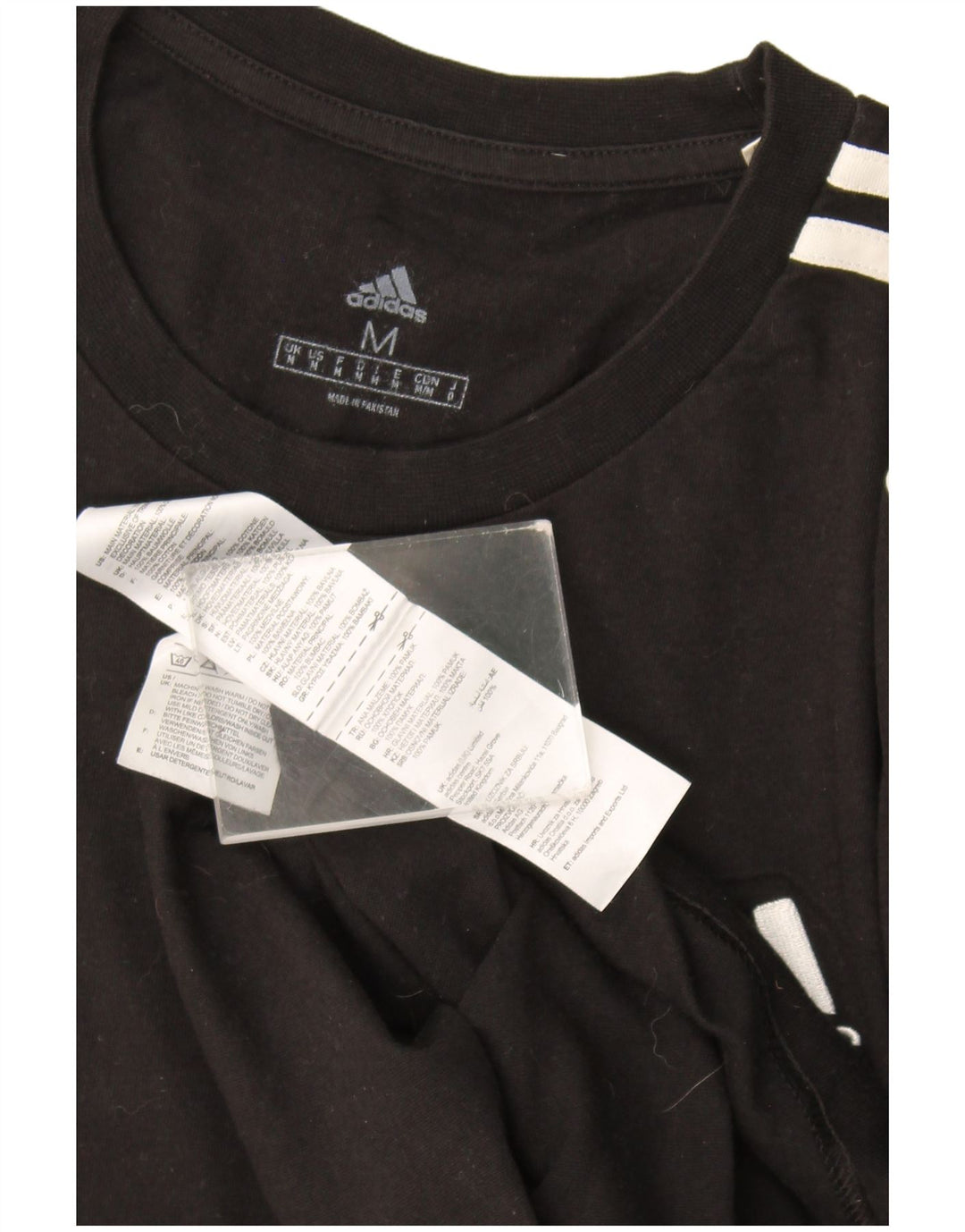 Adidas T-Shirt Homme Haut Noir Moyen Coton