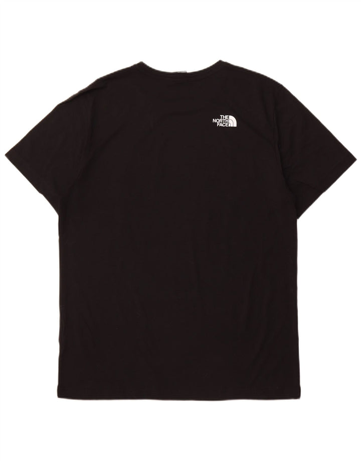 THE NORTH FACE T-shirt graphique pour hommes, grand, en coton noir