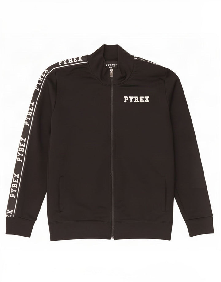 Pyrex Veste de survêtement graphique pour garçon 13-14 ans 2XL Noir Polyester
