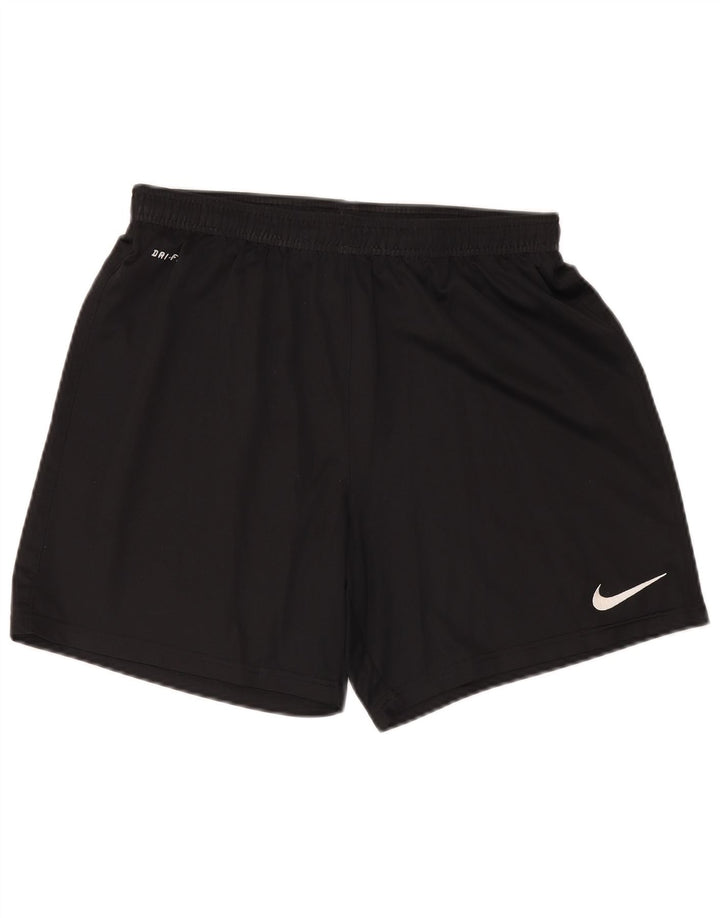 Short de sport Nike Dri Fit pour hommes, grand, noir, polyester