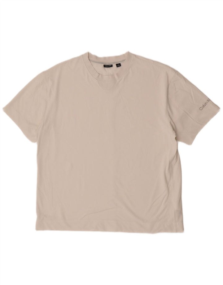 Calvin Klein T-Shirt Homme Grand Blanc Coton