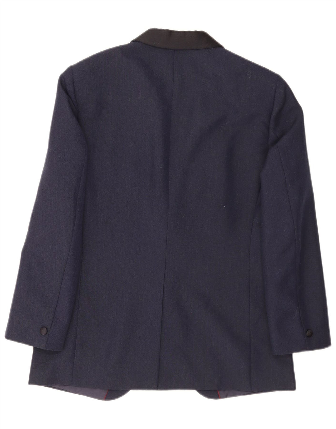 Kruunu Veste Blazer 1 Bouton pour Homme UK 36 Petite Laine Colorblock Bleu Marine