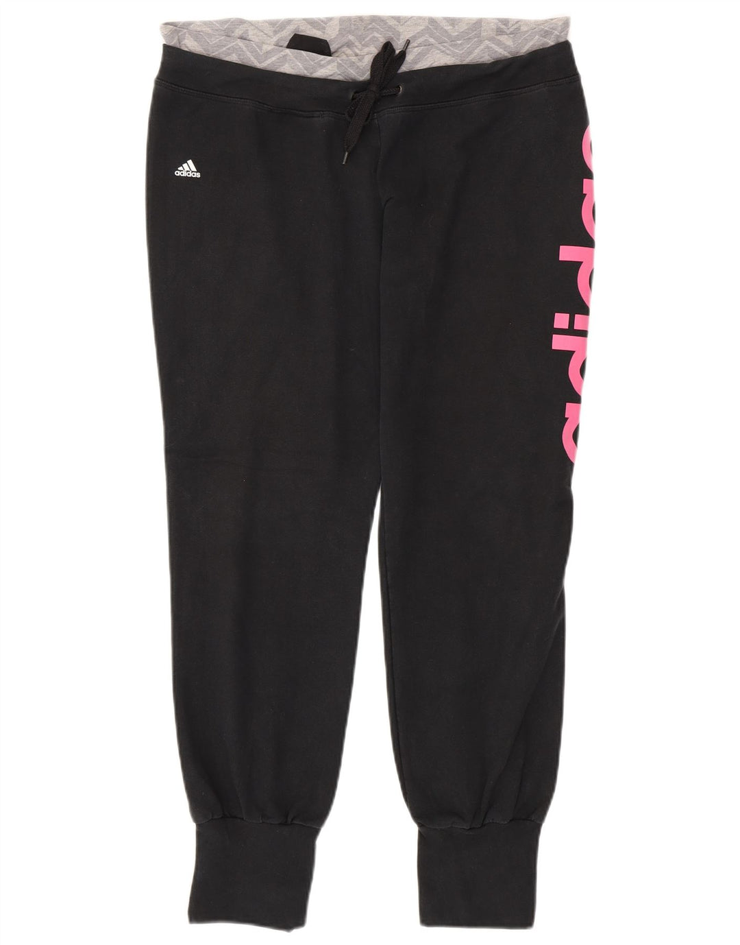 ADIDAS Pantalon de survêtement Climalite pour femme UK 16/18 Large Noir
