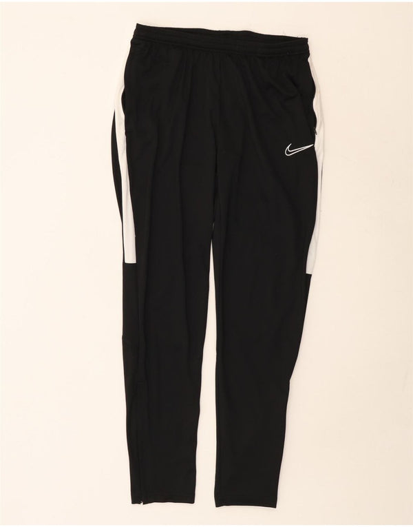 Nike Mens Dri Fit Tracksuit Trousers Large Black Colourblock Polyester