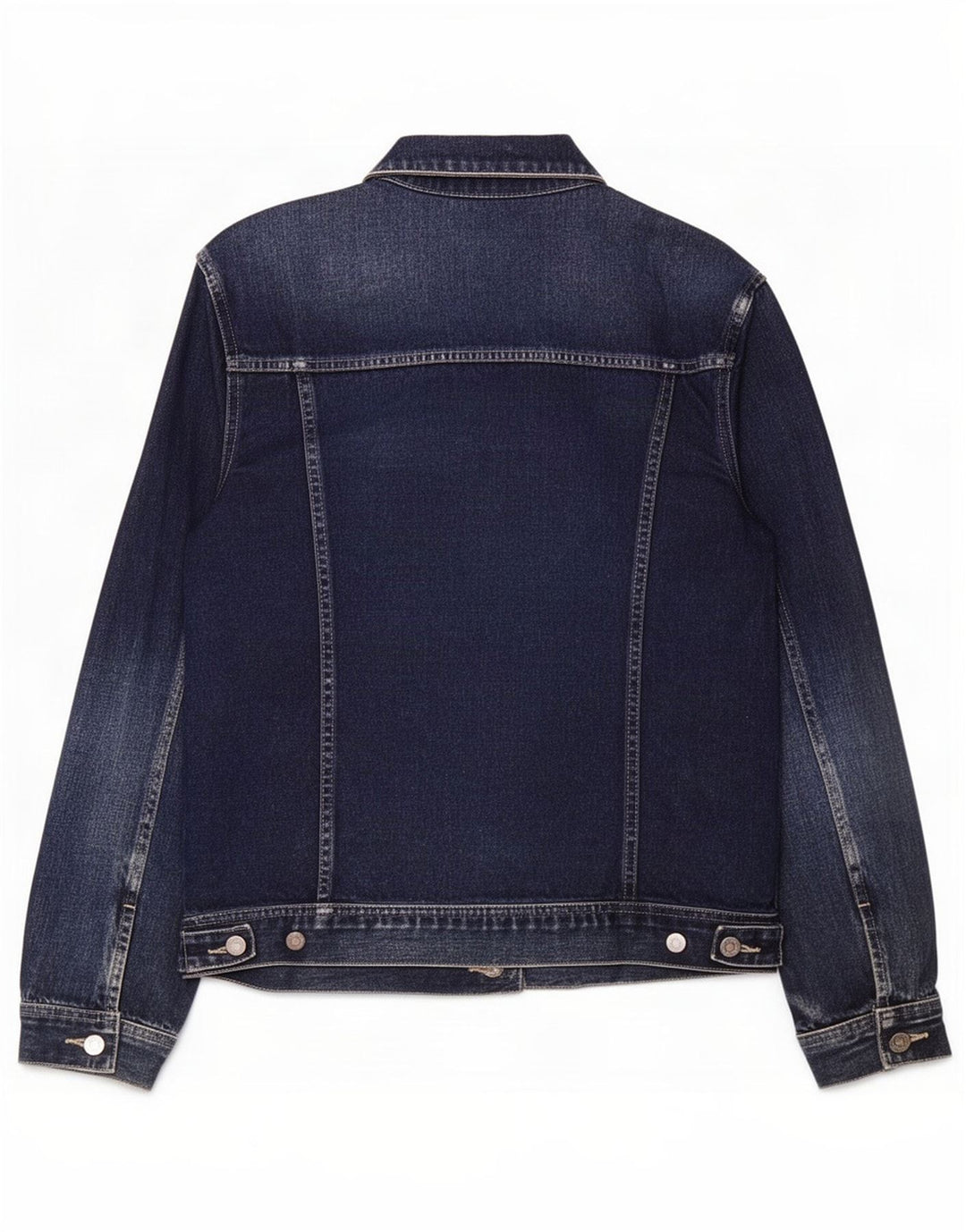 Wit Boy Veste en jean pour garçon 13-14 ans Grand Bleu Marine Coton