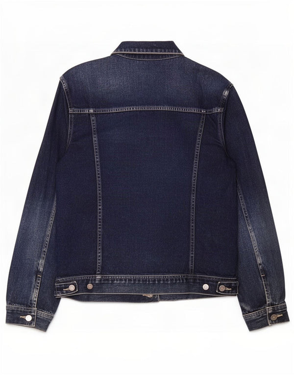 Wit Boy Veste en jean pour garçon 13-14 ans Grand Bleu Marine Coton