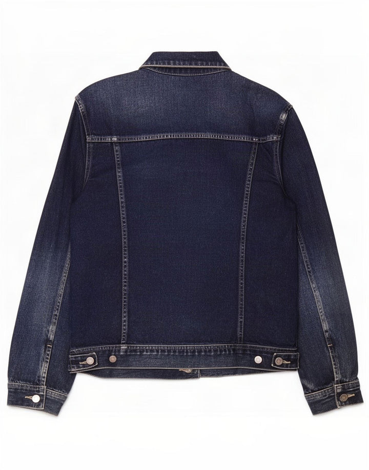 Wit Boy Veste en jean pour garçon 13-14 ans Grand Bleu Marine Coton