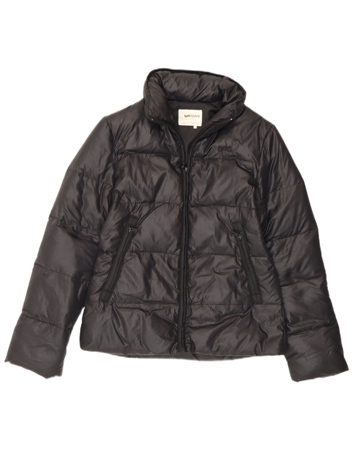 Gas Veste matelassée à capuche pour femme UK 44 Medium Noir Polyamide