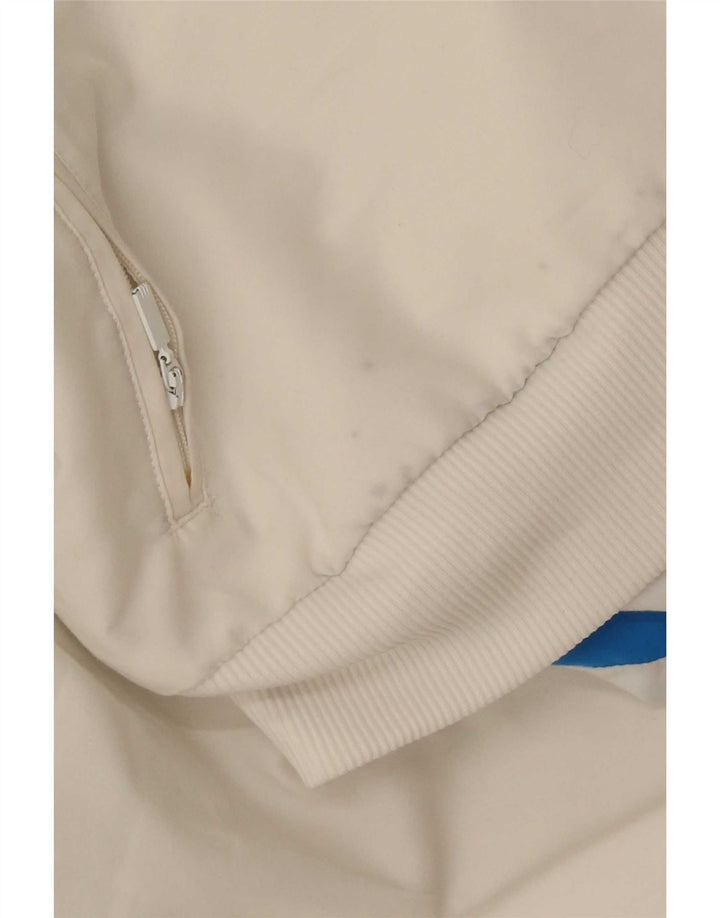 Adidas Veste de survêtement pour homme Large Blanc Colorblock Polyester