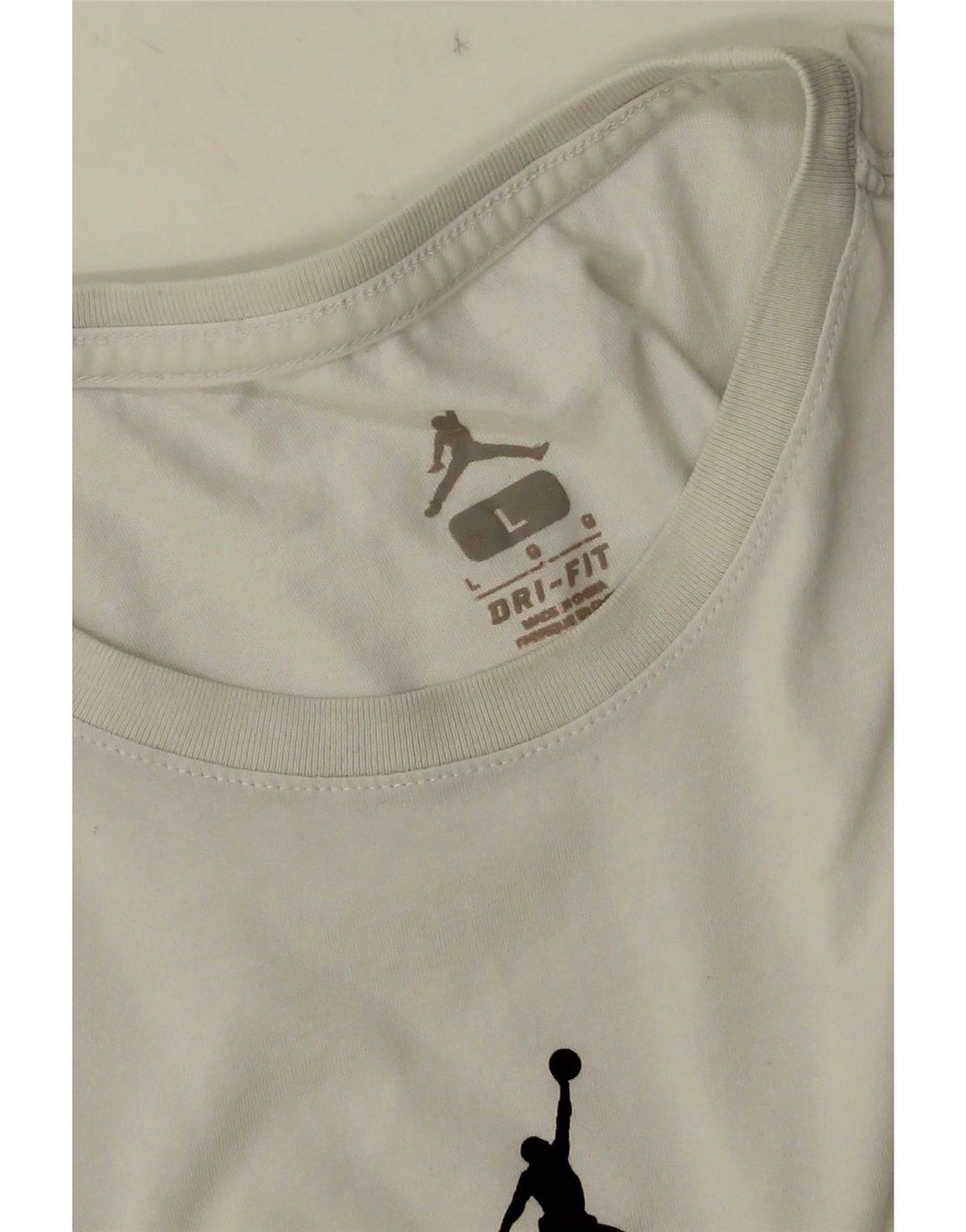 Jordan T-shirt Dri Fit pour homme, grand, blanc