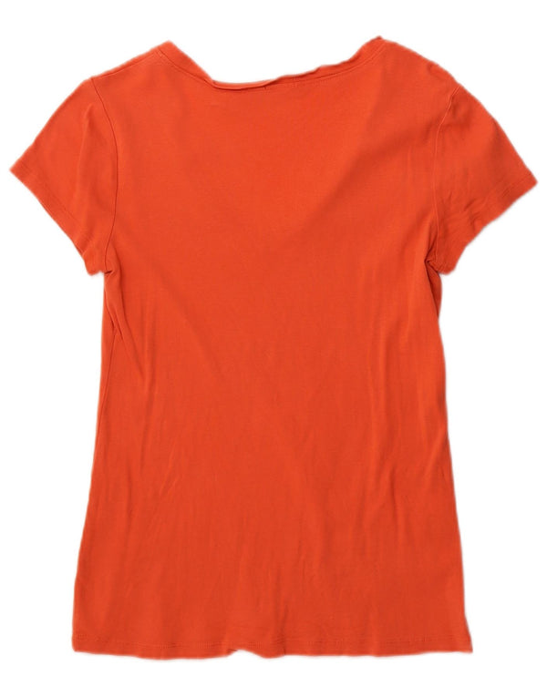 J. CREW T-Shirt Femme UK 8 Small Orange