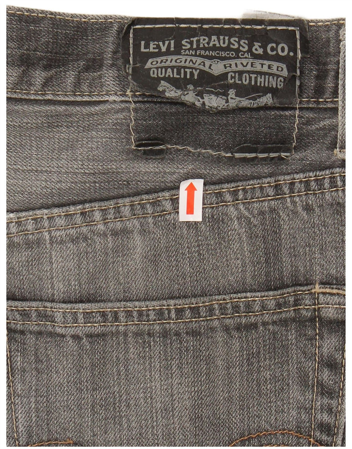 LEVI'S Jean Droit 505 Homme W33 L30 Gris Coton