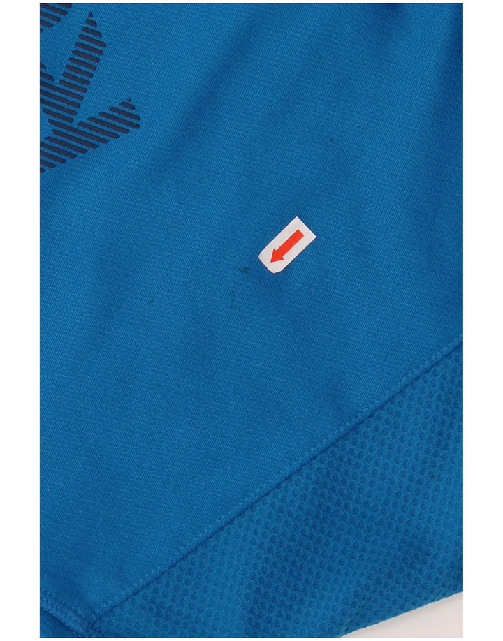REEBOK Pull à capuche graphique pour homme XL Bleu Polyester