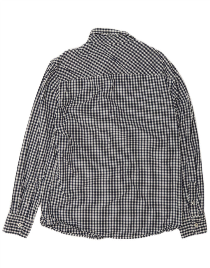 Mustang Chemise cintrée pour homme en coton vichy bleu marine moyen