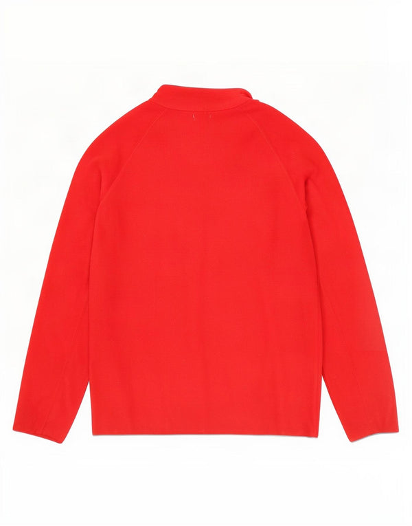 Henry Cottons Pull polaire à col zippé pour homme XL Rouge