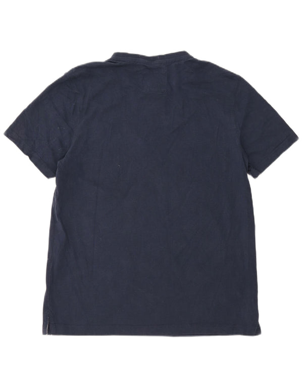 Crew Clothing T-Shirt Homme Haut Large Bleu Marine Coton