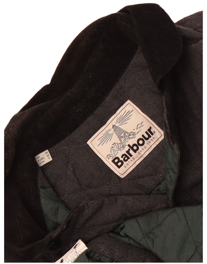 Barbour Veste matelassée pour homme UK 38 Coton gris moyen