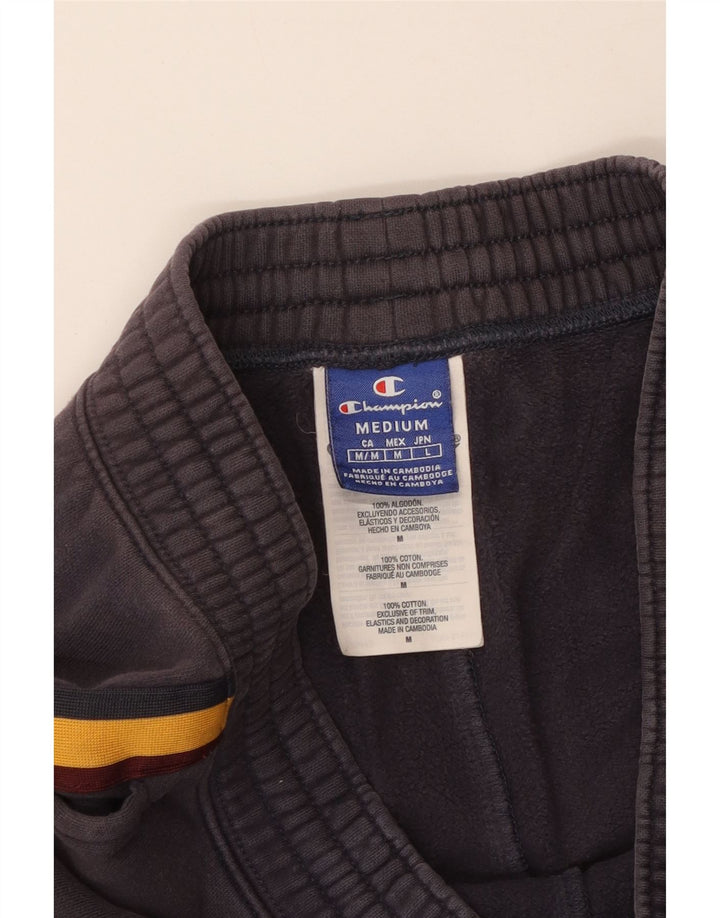 CHAMPION Mens Graphic Tracksuit Trousers Joggers Medium  Blue Cotton Vintage Champion and Second-Hand Champion from Messina Hembry 