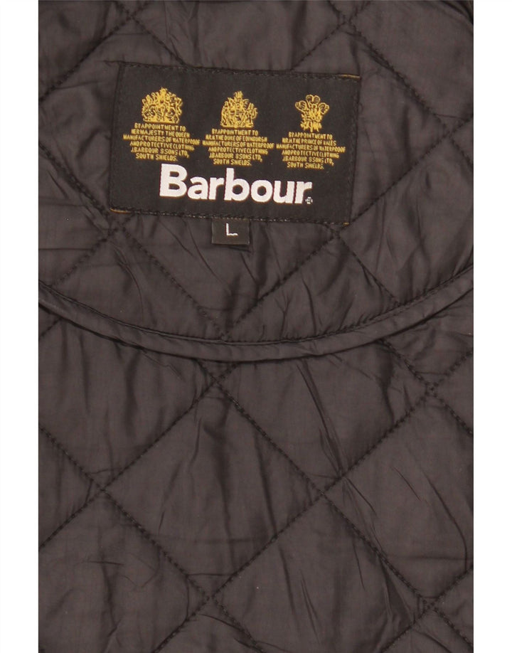 Barbour Veste matelassée pour homme UK 40 Large Noir