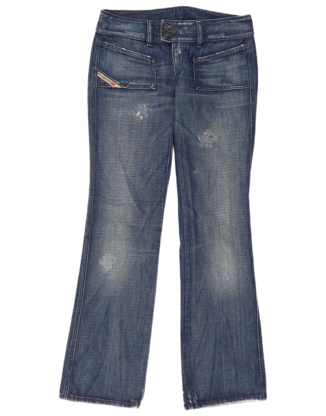 Diesel Jean bootcut effet vieilli W29 L33 pour femme en coton bleu
