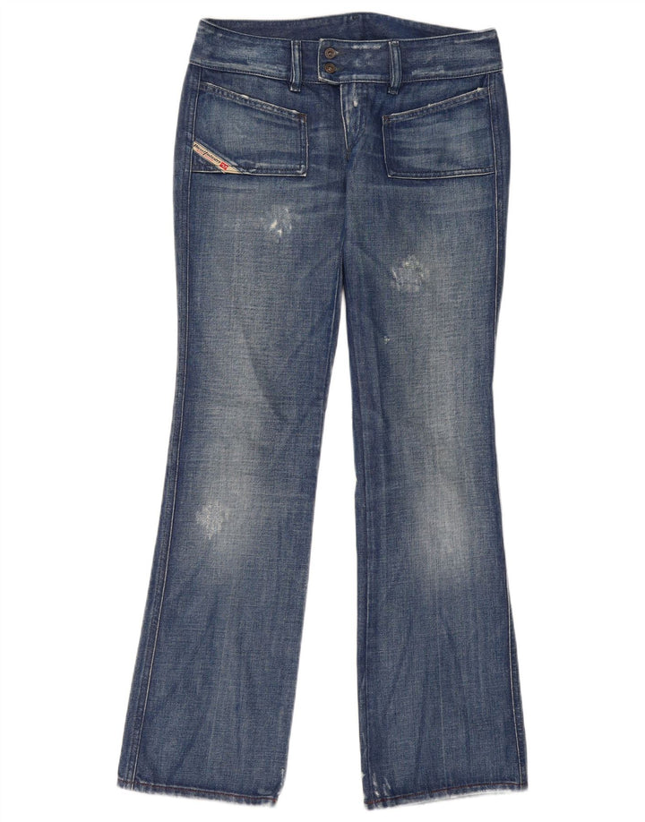 Diesel Jean bootcut effet vieilli W29 L33 pour femme en coton bleu