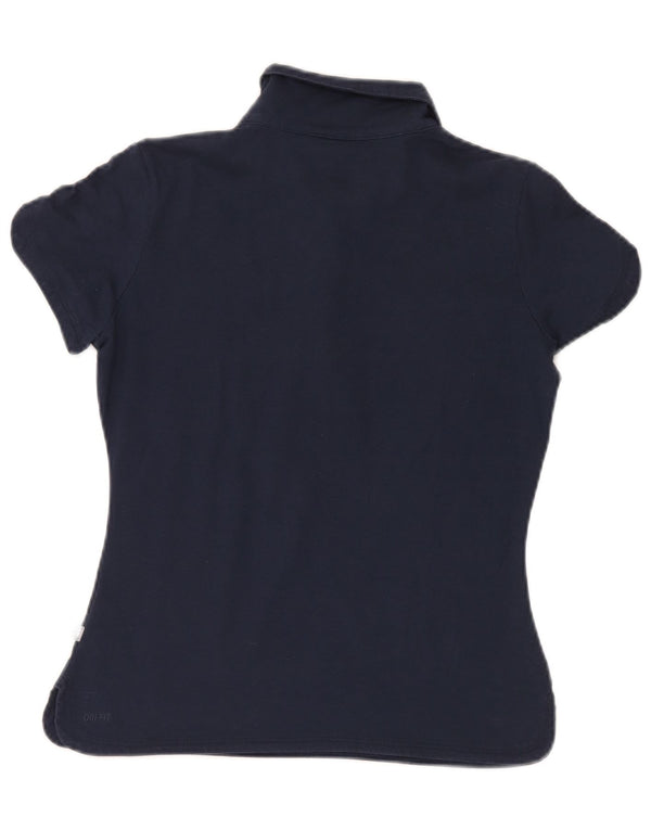 Nike Polo Dri Fit pour femme UK 14/16 Large Bleu marine