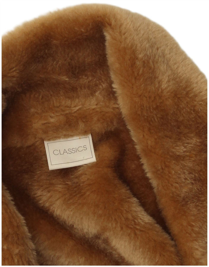 Classics Manteau Sherpa Femme UK 18 XL Beige Polyester