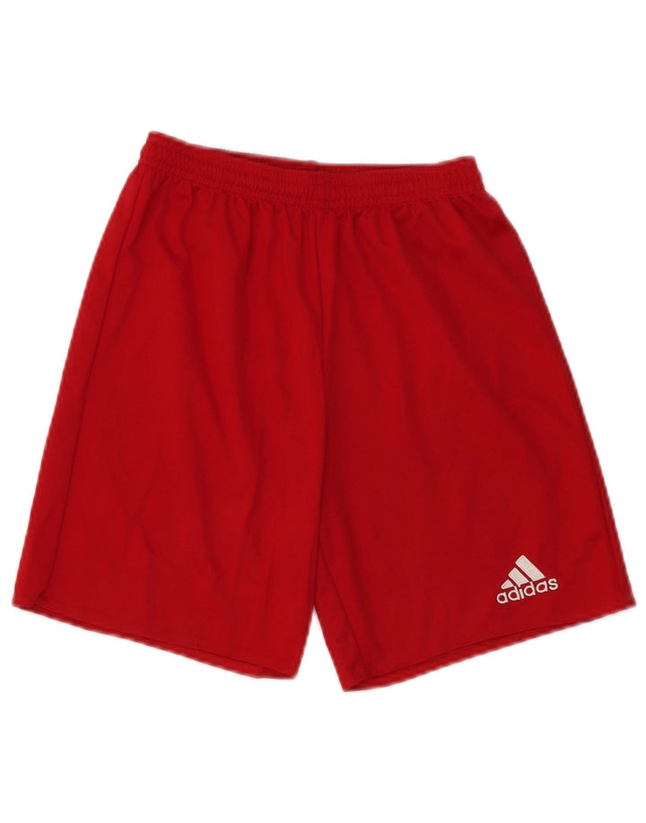 Adidas Garçon Climalite Sport Short 13-14 ans Rouge Polyester