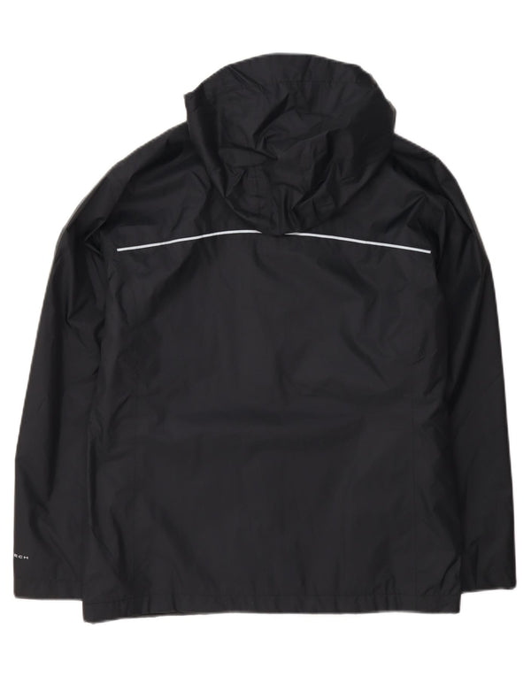 Columbia Veste de Pluie à Capuche Omni-Tech Fille 15-16 Ans XL Bleu Marine Nylon