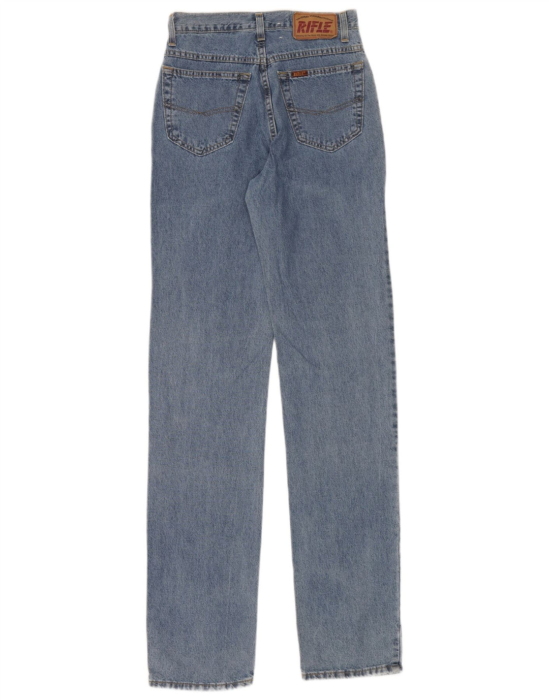 Jean droit femme Rifle W28 L34 bleu coton