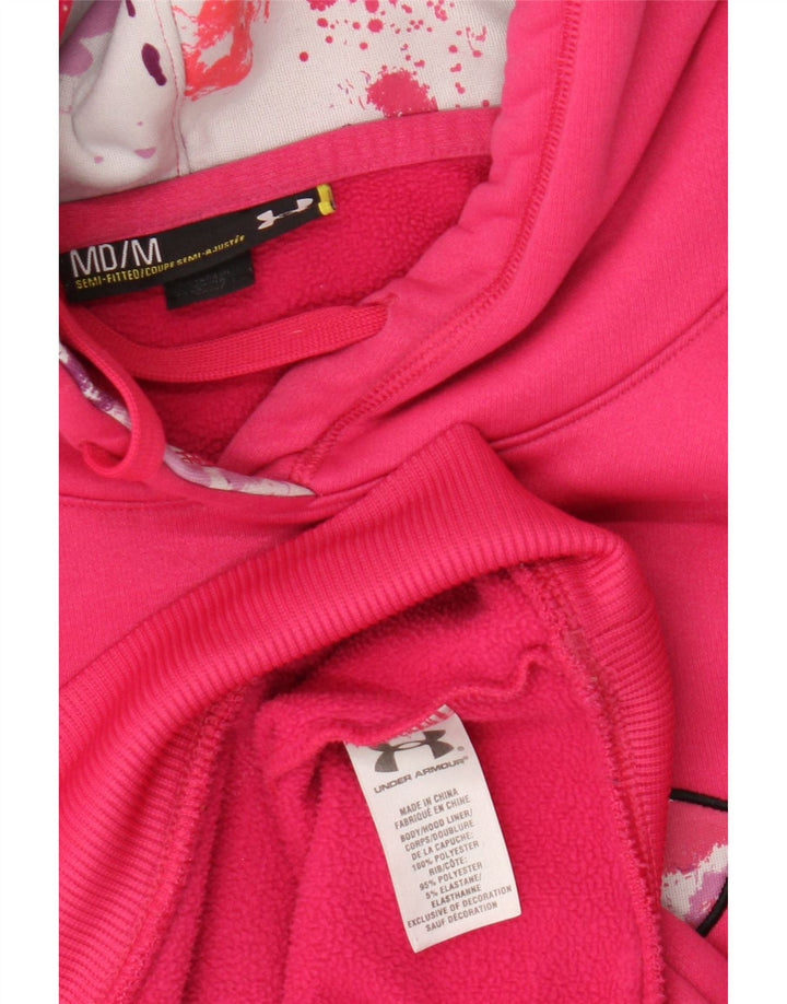 Under Armour Pull à capuche graphique pour femme UK 44 Rose moyen Polyester