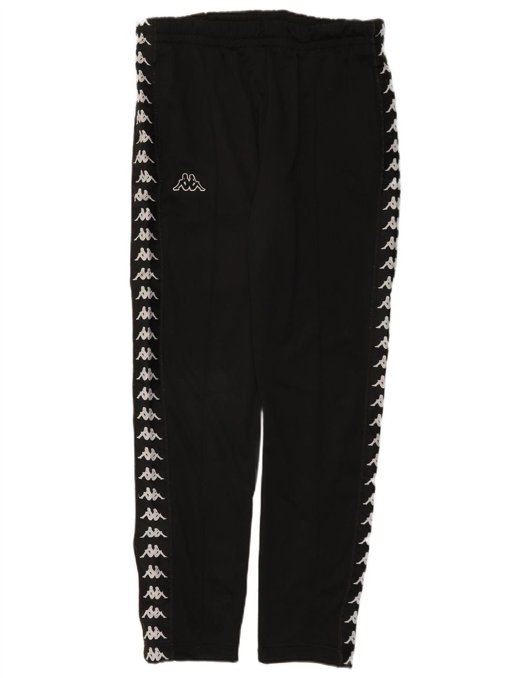 Kappa Pantalon de Survêtement Graphique Homme Noir Moyen Polyester