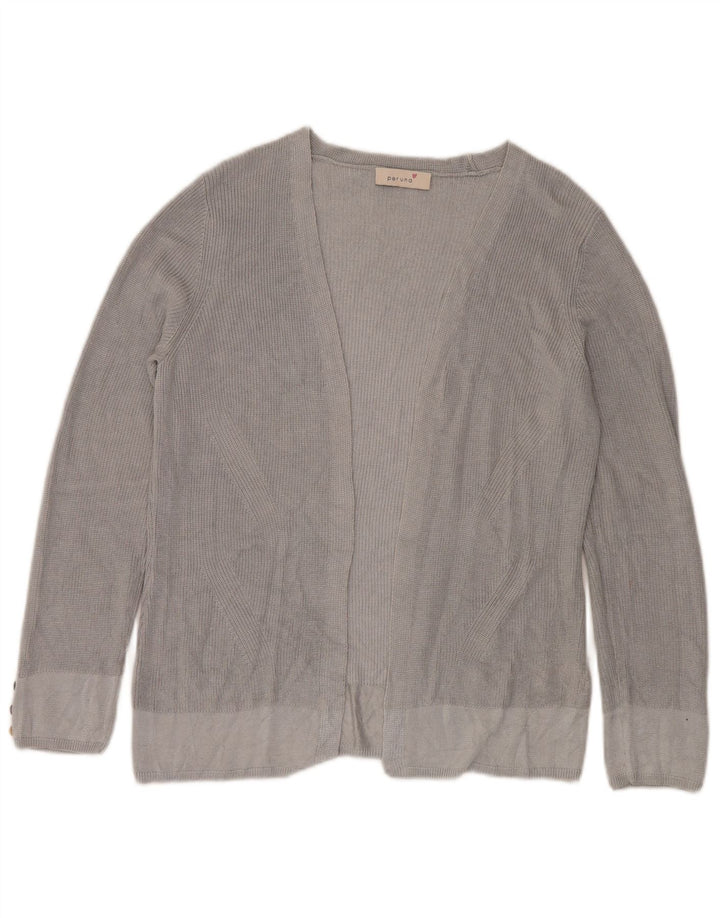 Per Una Pull cardigan ouvert pour femme UK 14 Large Gris