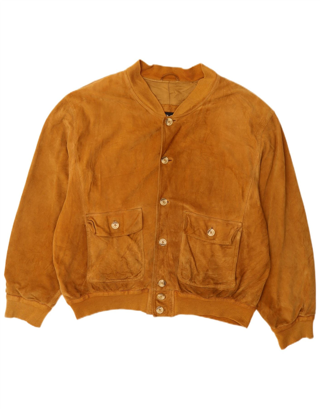 Pica Veste Bomber En Daim Homme IT 42 XL Beige