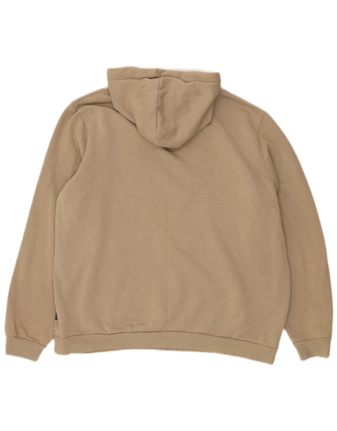 PUMA Pull à capuche graphique pour homme XL en coton beige