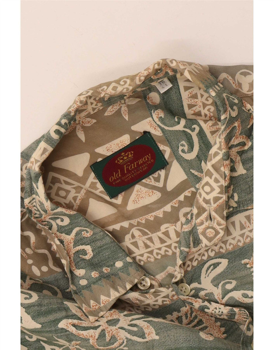 Old Farway Chemise Homme Taille 41 Grand Floral Multicolore