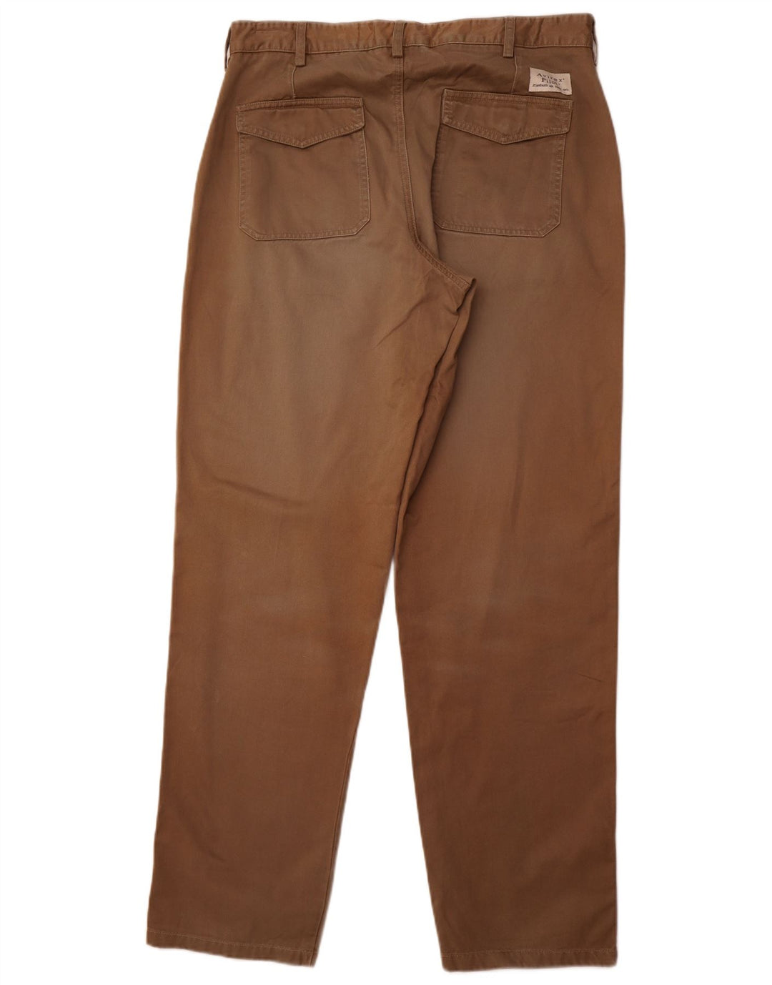 AVIREX Pantalon Chino Droit Homme W34 L33 Marron Coton