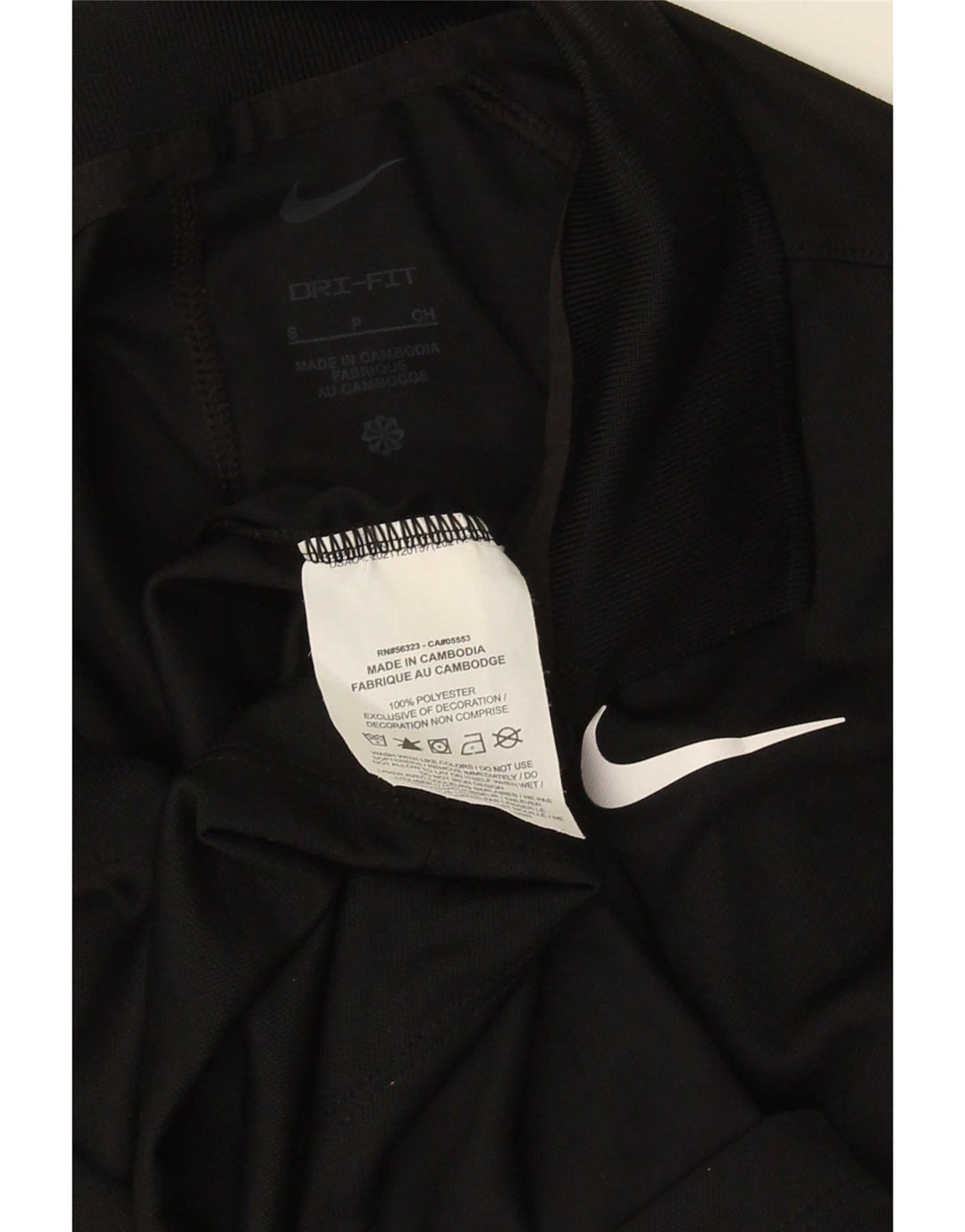Nike Polo Dri Fit Homme Petit Noir Polyester