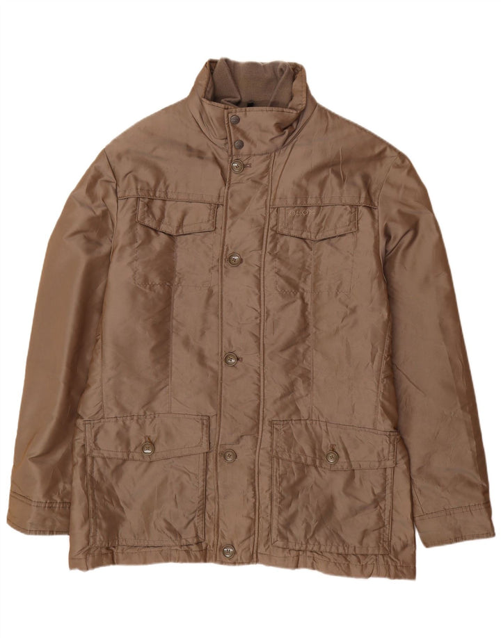 Geox Veste utilitaire Respira pour homme UK 42 XL Marron Polyamide