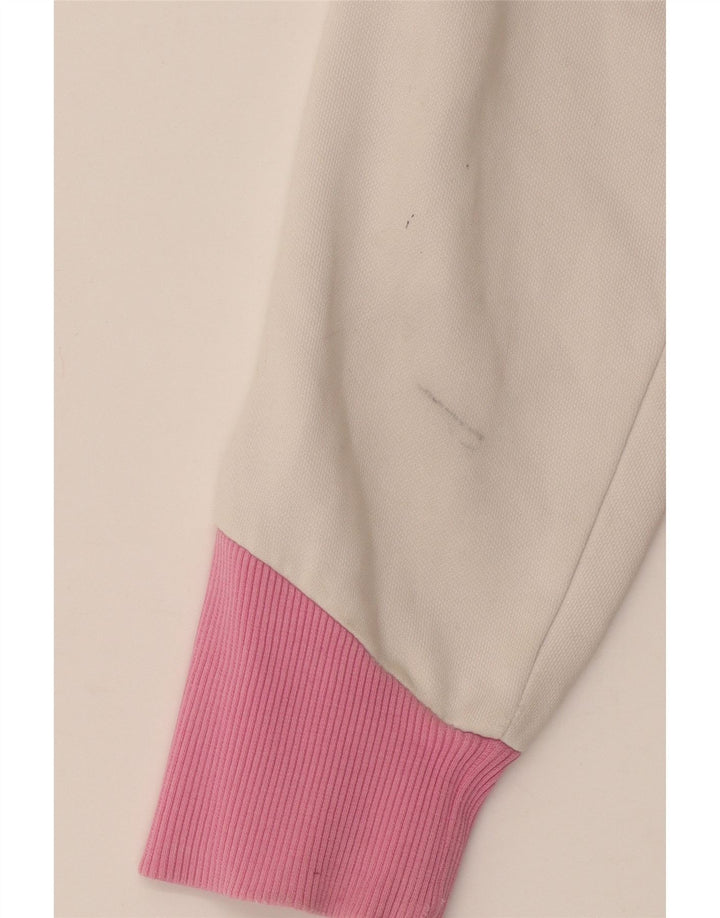 Puma Veste de survêtement graphique pour femme UK 12 Medium Blanc Colourblock